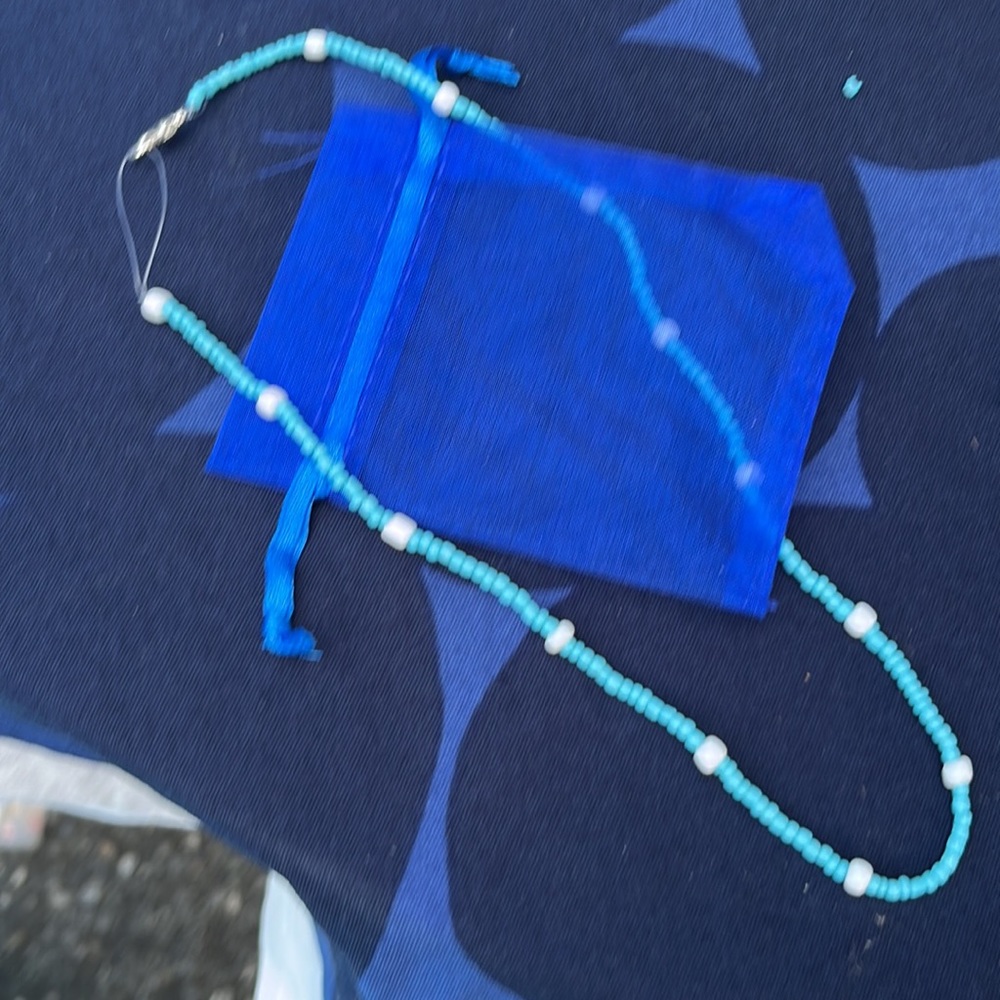 Beaded homemade neckless great for summer, very stackable. - Picture 4 of 4